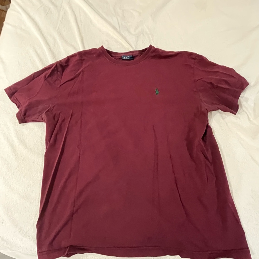 Ralph Lauren Maroon Short Sleeve Tee